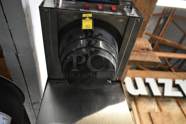 Newco NKLP3AF Stainless Steel Commercial Countertop 3 Burner Coffee Machine w/ Poly Brew Basket. 120 Volts, 1 Phase.  - Image 4 of 5