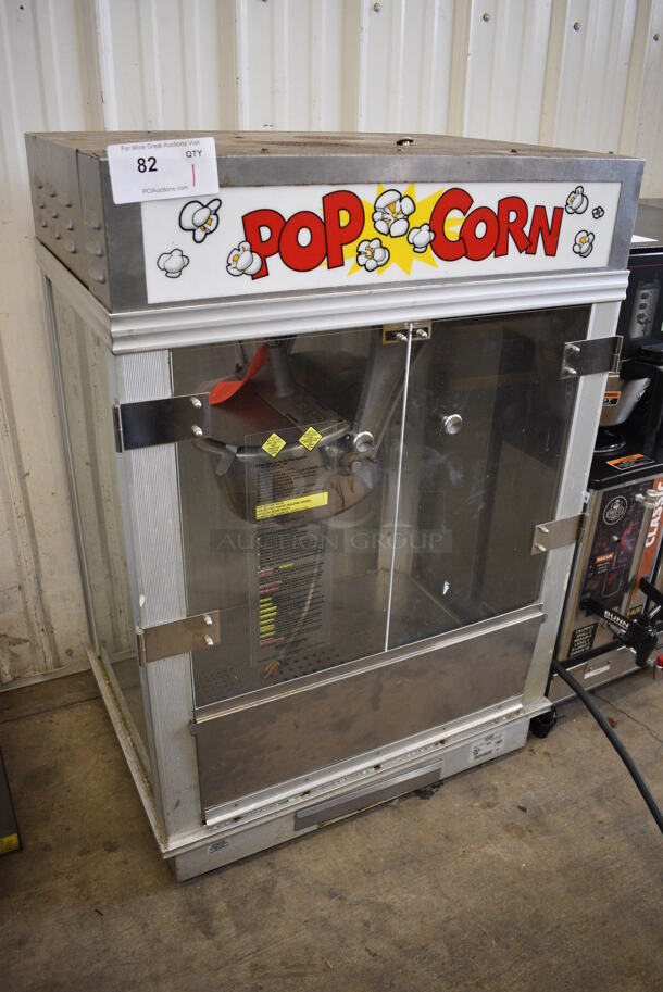 Gold Medal Model 2001ST Metal Commercial Countertop Popcorn Machine Merchandiser. 120 Volts, 1 Phase. 28x21x40.5. Cannot Test Due To Plug Style - Image 2 of 7