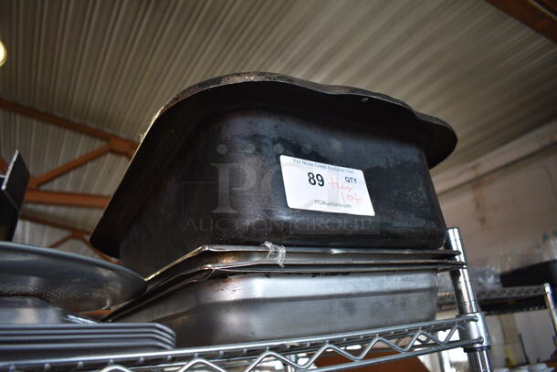 ALL ONE MONEY! Tier Lot of Various Metal Items Including Slow Cooker Inserts and Baking Pans - Image 5 of 5