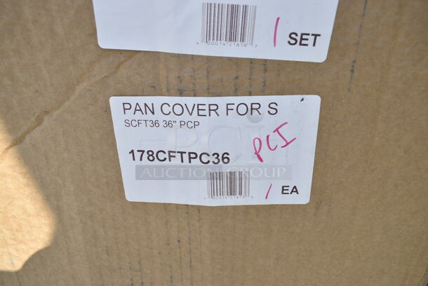BRAND NEW SCRATCH AND DENT! Avantco 178CFTPC72 Pan Cover for SS-CFT-72-HC Cold Food Tables - 2/Set and Avantco 178CFTPC36 Pan Cover for SS-CFT-36-HC Cold Food Tables - Image 4 of 4