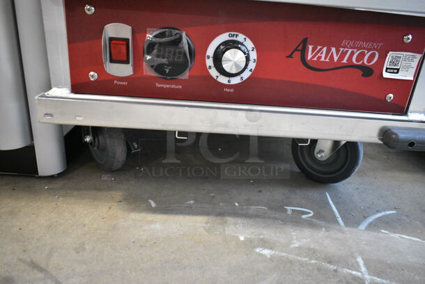 BRAND NEW SCRATCH AND DENT! 2024 Avantco 177HEAT1836I Full Size Insulated Heated Holding Cabinet with Clear Door . 120 Volts, 1 Phase. Tested and Working! - Image 3 of 7