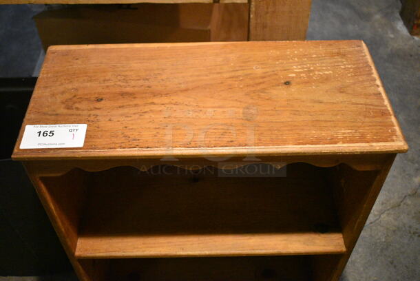 Wooden Bookshelf. (basement)  - Image 4 of 6