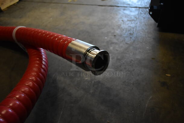 BRAND NEW SCRATCH AND DENT! Parker PureBev Series 7630P Delivery and Suction Hose with Pro Cover and Crimp Ferrule / Clamp End Connections - Image 7 of 7
