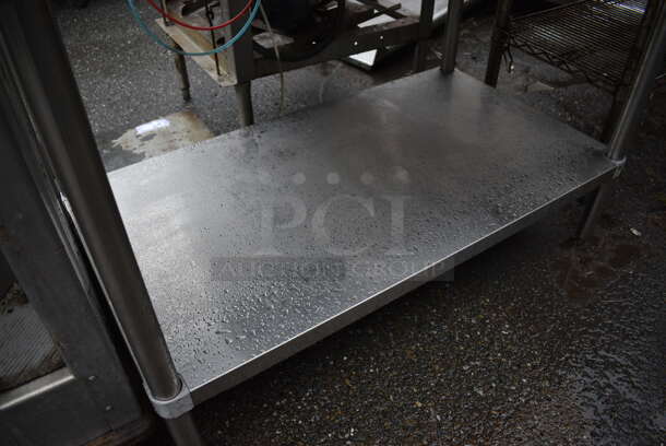 Stainless Steel Table w/ Stainless Steel Under Shelf. 48x30x34 - Image 3 of 3