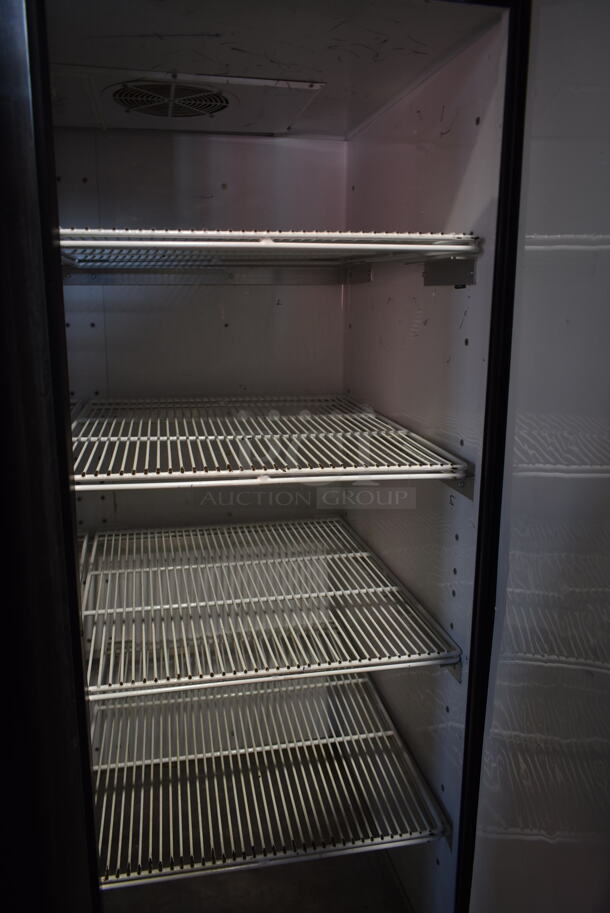 2011 True TG2R-2S ENERGY STAR Stainless Steel Commercial 2 Door Reach In Cooler w/ Poly Coated Racks on Commercial Casters. 115 Volts, 1 Phase. Tested and Working! - Image 7 of 7