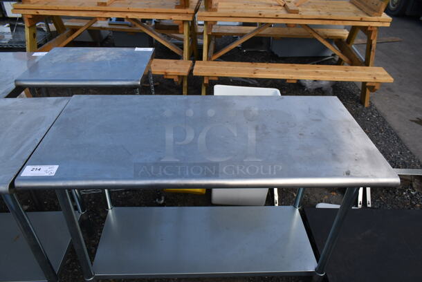 Stainless Steel Table w/ Under Shelf. - Image 2 of 4