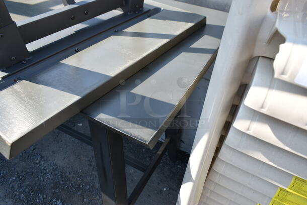 2 BRAND NEW SCRATCH AND DENT! Black Bar Height Tables. 2 Times Your Bid!  - Image 3 of 6