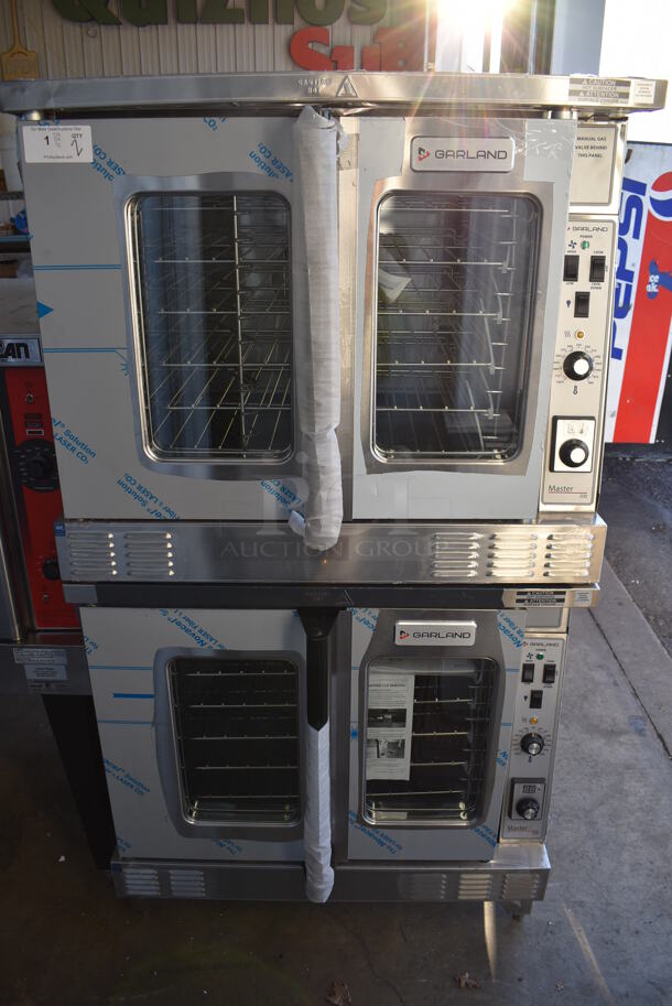 2 BRAND NEW SCRATCH AND DENT! 2022 Garland MCO-GS-10S Master 200 Natural Gas Powered Full Size Convection Ovens w/ View Through Doors, Metal Oven Racks and Thermostatic Controls. 60,000 BTU. 38x38x71. 2 Times Your Bid! - Image 6 of 12