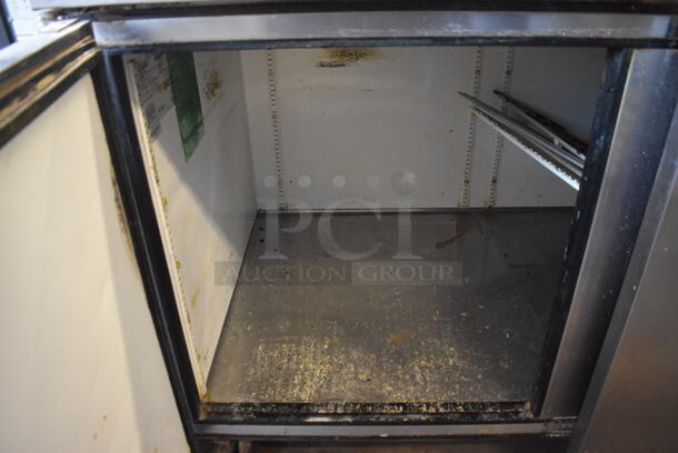 True TPP-67 Stainless Steel Commercial Pizza Prep Table on Commercial Casters. 115 Volts, 1 Phase. 67x32x42. Tested and Powers On But Temps at 49 Degrees - Image 7 of 8