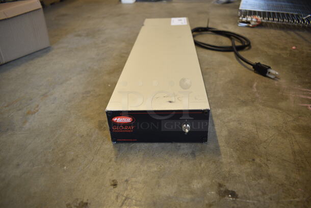 BRAND NEW SCRATCH AND DENT! Hatco GRFF Glo-Ray 12 3/8" x 24" Stainless Steel Portable French Fry Warmer. No Stand or Bin, Just the Strip. 120 Volts, 1 Phase.  - Image 2 of 4