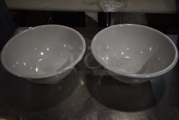 Box of 2 White Bowls. 