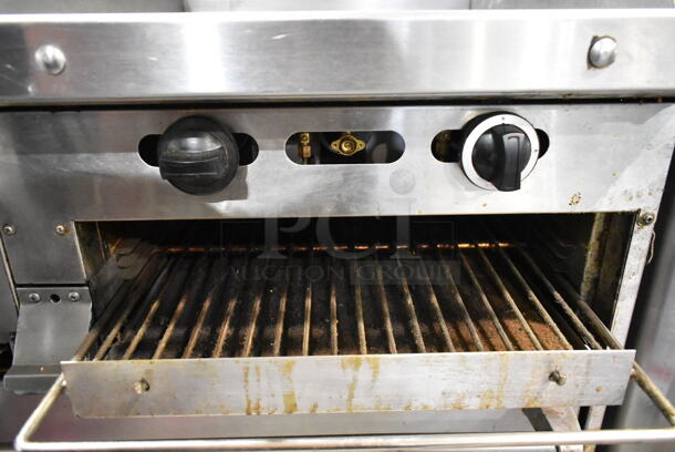 Garland X60-6R24RR Stainless Steel Commercial Propane Gas Powered 6 Burner Range w/ Right Side Flat Top Griddle and 2 Ovens. - Image 8 of 11