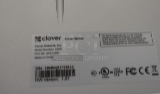 Clover Model C500 14" POS Monitor, Clover, Model P550 Receipt Printer, 2 Touch Pay Units and Metal Cash Register - Image 5 of 6