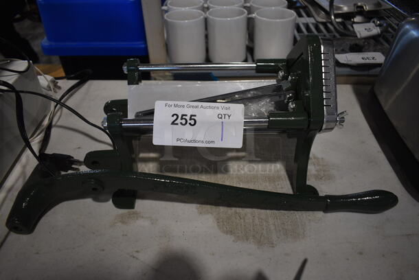 Metal Commercial Countertop French Fry Cutter. 13x7x7.5 - Image 1 of 3