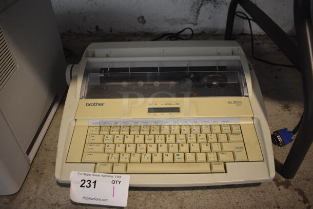 Brother ML300 Countertop Typewriter. 17x15x6 - Image 2 of 5
