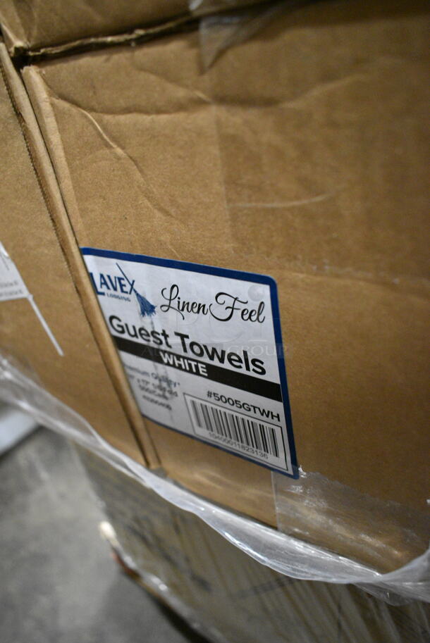 PALLET LOT of 35 BRAND NEW Boxes Including 127CH12 Choice 12 oz. Clear RPET Hinged Deli Container - 200/Case, 5002BNAPWH Choice 2-Ply White Beverage / Cocktail Napkin - 3000/Case, 500CFT Lavex White C-Fold Standard Weight Towel - 2400/Case, 612FS7800 Choice Full Size Foil Steam Table Pan Medium 2 3/16" Depth - 50/Case, 128HD8COMBO ChoiceHD 8 oz. Microwavable Translucent Plastic Deli Container and Lid Combo Pack - 240/Case 128HD12COMBO ChoiceHD 12 oz. Microwavable Translucent Plastic Deli Container and Lid Combo Pack - 240/Case, 2 Box Kraft #3 Containers, 127DM8BULK Choice 8 oz. Ultra Clear PET Plastic Round Deli Container - 500/Case, 5013858 Lavex Hercules 55 Gallon 2 Mil 38" x 58" Low Density Heavy-Duty Black Can Liner / Trash Bag - 50/Case, 3 Box 8" Corrugated Cake Circles, 5005GTWH Lavex Linen-Feel White Customizable 1/6 Fold Guest Towel - 500/Case, Choice Sandwich Wedge Containers, 500L1020W Choice White Hot Paper Cup Travel Lid for 10-24 oz. Standard Cups and 8 oz. Squat Cups - 1000/Case, 612FHL1230 Choice Foil Steam Table Pan Lid - Half Size - 100/Case, 

 35 Times Your Bid! - Image 12 of 12