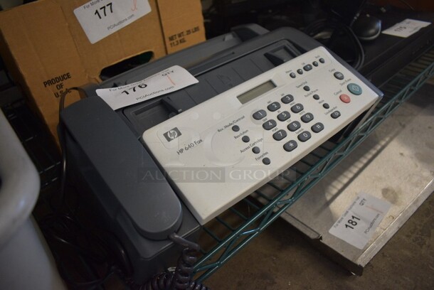 HP 640 Fax Machine. 13.5x9.5x6. - Image 4 of 4