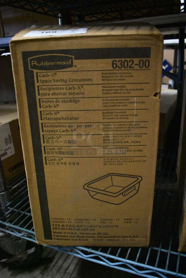 12 BRAND NEW IN BOX! Clear Poly 2 Quart Containers. 9x9x3. 12 Times Your Bid! - Image 4 of 4