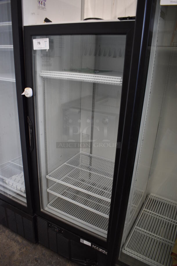 Habco SE12 Metal Commercial Single Door Reach In Cooler Merchandiser. 115 Volts, 1 Phase. 24x24x62. Tested and Powers On But Does Not Get Cold - Image 3 of 6