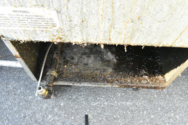 Imperial Stainless Steel Commercial Floor Style Gas Powered Deep Fat Fryer on Commercial Casters.  - Image 4 of 4