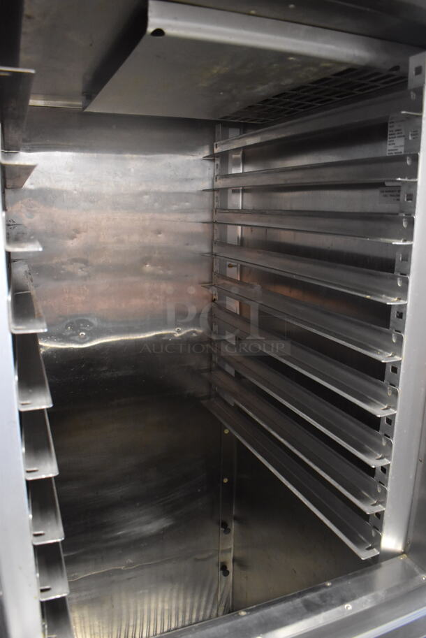 Traulsen RHT132WUT-HHS Stainless Steel Commercial 2 Half Size Door Reach In Cooler. 115 Volts, 1 Phase. 30x35x83. Tested and Does Not Power On - Image 4 of 6