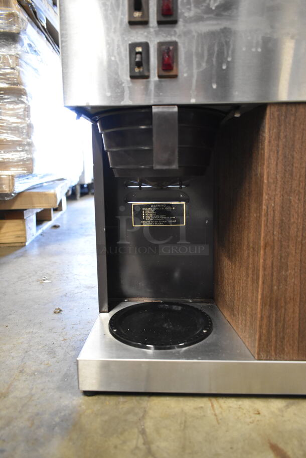 Bunn VPR Stainless Steel Commercial Countertop 2 Burner Coffee Machine. 120 Volts, 1 Phase.  - Image 3 of 6