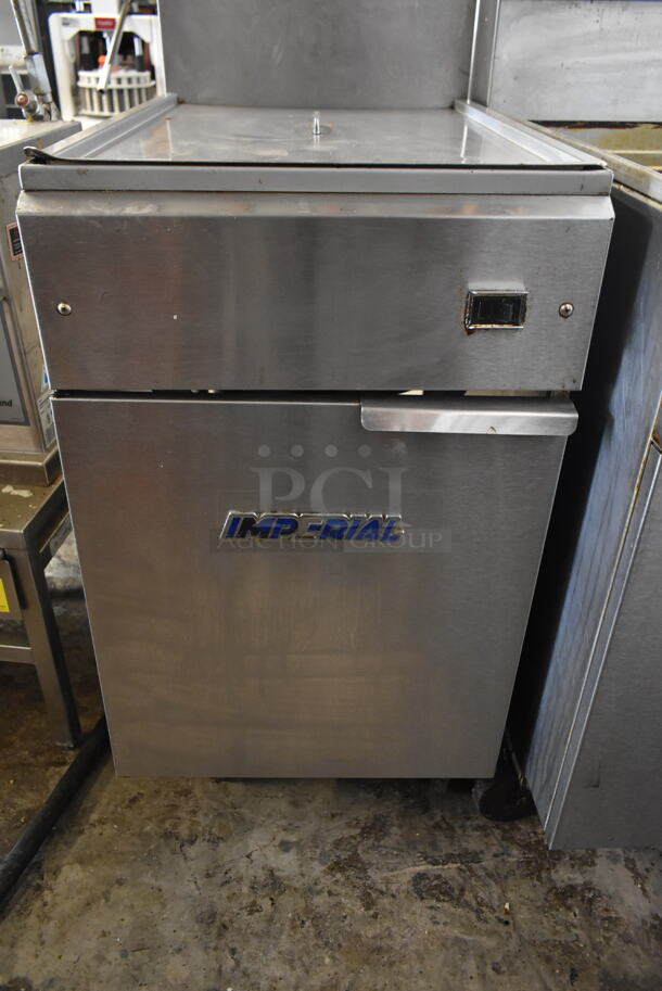 Imperial IFS-75 Stainless Steel Commercial Floor Style Electric Powered 75 Pound Capacity Deep Fat Fryer. 208/240 Volts, 3 Phase. - Image 4 of 8