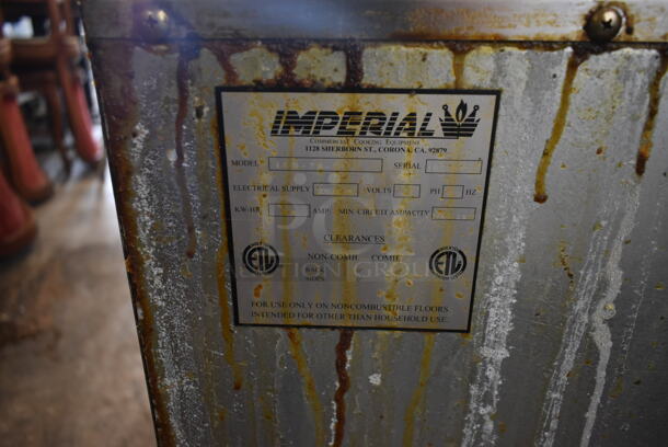 Imperial IFS-75 Stainless Steel Commercial Floor Style Electric Powered 75 Pound Capacity Deep Fat Fryer. 208/240 Volts, 3 Phase. - Image 8 of 8
