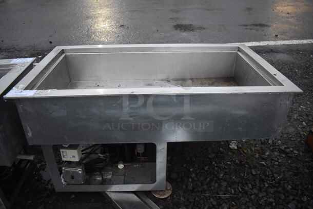 Stainless Steel Commercial Cold Pan Drop In. 45x26x27. Tested and Working!