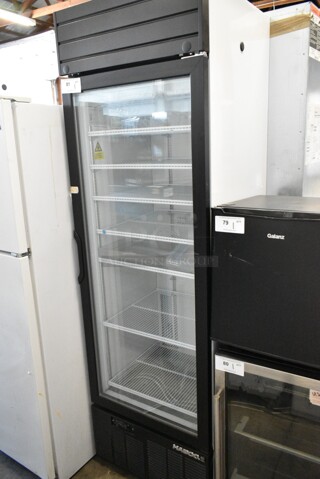 2019 Habco SE18HC Metal Commercial Single Door Reach In Cooler Merchandiser. 115 Volts, 1 Phase. Tested and Working!
