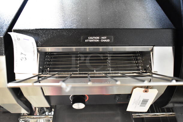 BRAND NEW SCRATCH AND DENT! Hatco TQ-10 Stainless Steel Commercial Countertop Toast Qwik Conveyor Toaster - 2" Opening. 208 Volts, 1 Phase.  - Image 3 of 5