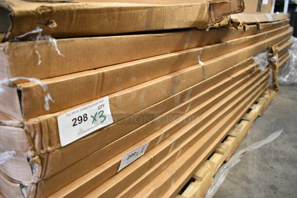 3 BRAND NEW! John Boos WALKCT-BL10825-O Kitchen Countertop 108"W X 25"D X 1-1/2" Thick Blended Edge Grain Construction. 3 Times Your Bid!  - Image 2 of 3