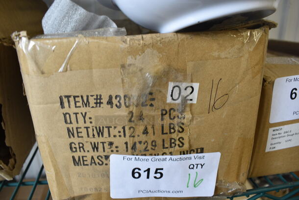 16 BRAND NEW IN BOX! White Ceramic Bowls. 7.5x7.5x2.5. 16 Times Your Bid! - Image 2 of 3