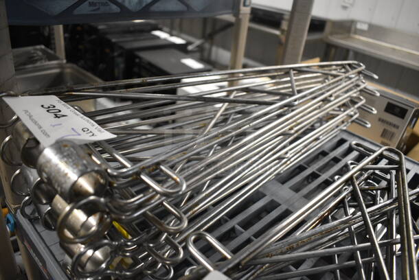 ALL ONE MONEY! Lot of 7 Chrome Finish Brackets! 1.5x26.5x7.5 - Image 2 of 3