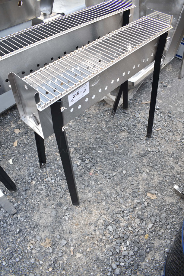2 BRAND NEW SCRATCH AND DENT! Stainless Steel Trough. 45.5x7.5x30, 31.5x7.5x29. 2 Times Your Bid! - Image 3 of 6