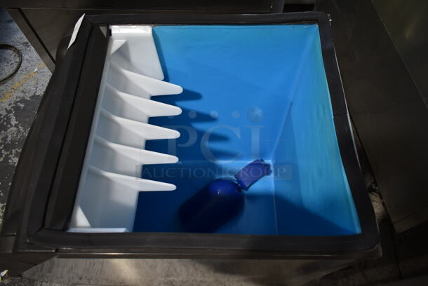 BRAND NEW SCRATCH AND DENT! Manitowoc D320 Stainless Steel Commercial Ice Bin.  - Image 6 of 7