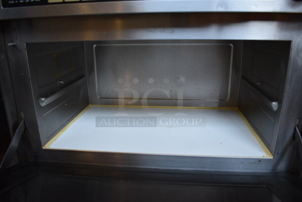 Panasonic Stainless Steel Commercial Countertop Microwave Oven. 26x23x19 - Image 4 of 6