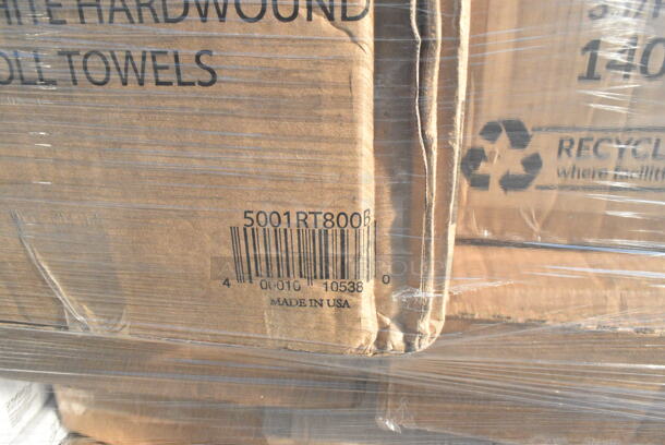 30 BRAND NEW Boxes Including 5004C Choice 4 oz. Coffee Print Poly Paper Hot Cup - 1000/Case, 346BKFSNSPM Choice Medium Weight Black Wrapped Plastic Cutlery Set with Napkin and Salt and Pepper Packets - 250/Case, 3 Box 130IC20DSP1M Choice 20 lb. Clear Plastic Drawstring Ice Bag with Ice Print - 250/Case, 2 Box 5001RT800B Lavex 8" White Hardwound Paper Towel, 800 Feet / Roll - 6/Case, 2 Box 500CC32PHD Choice Heavy Duty 32 oz. Pedestal Heavy Weight Clear PET Plastic Cold Cup - 500/Case, 795PTOKFTW4 Choice Kraft Folded Paper #4 Take-Out Container with Window 7 3/4" x 5 1/2" x 3 1/2" - 140/Case, 5001RT800N Lavex 8" Natural Kraft Hardwound Paper Towel, 800 Feet / Roll - 6/Case, 485STRAWUNN Choice 7 3/4" Jumbo Neon Unwrapped Soda Straw - 10000/Case. 30 Times Your Bid!  - Image 8 of 12