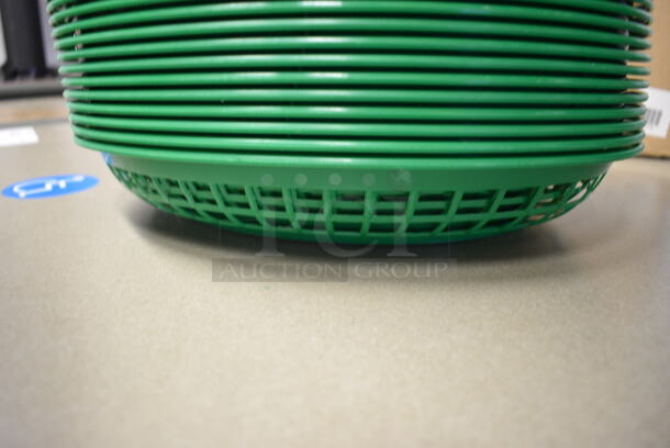 20 BRAND NEW! Subway Green Poly Food Baskets. 12x9x2. 20 Times Your Bid! - Image 2 of 3