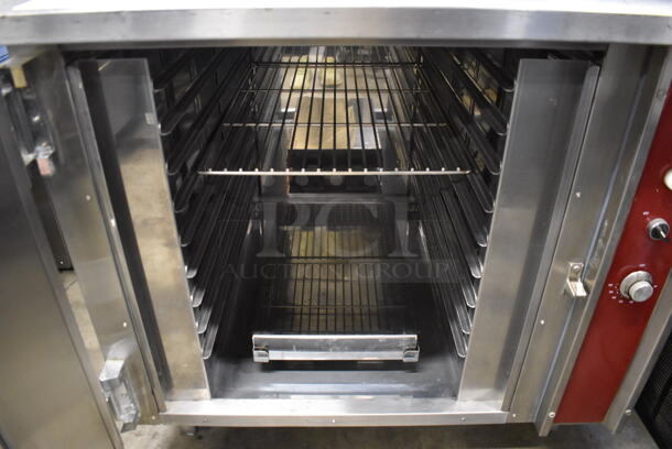 Hobart Commercial Stainless Steel Natural Gas Powered Convection Oven With Steel Racks. - Image 4 of 5