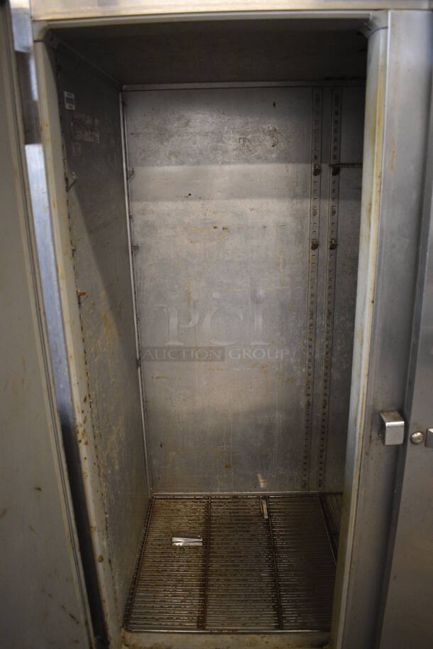 Victory Model RA-2D-7 Stainless Steel Commercial 2 Door Reach In Cooler. 115 Volts, 1 Phase. 52x36x84.5. Tested and Powers On But Temps at 53 Degrees - Image 6 of 7