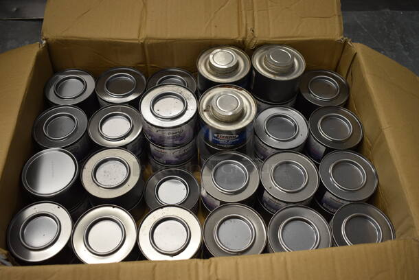 ALL ONE MONEY! Lot of 52 Chafing Dish Fuel Cans.