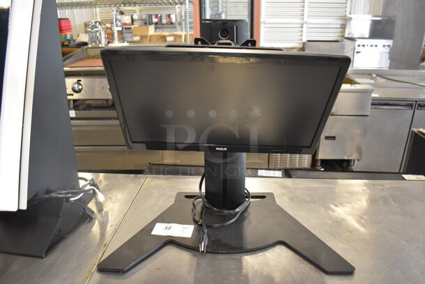 RCA 19" Monitor on Stand. 22x15x21 - Image 1 of 5