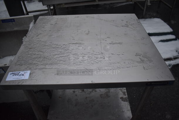 Wasserstrom Stainless Steel Table w/ Metal Under Shelf. 30x27x31.5 - Image 4 of 4