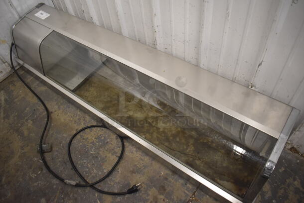 Turbo Air SAK-60L Stainless Steel Commercial Countertop Refrigerated Sushi Display Case Merchandiser. 120 Volts, 1 Phase. 60x14x12. Tested and Working! - Image 2 of 5