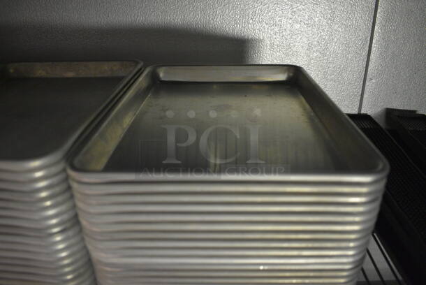 24 Metal Baking Pans. 9.5x13x1. 24 Times Your Bid!  (kitchen)