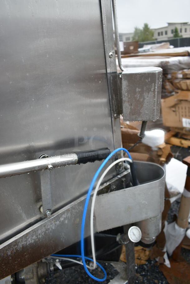 CMA EC-2 Stainless Steel Commercial Corner Pass Through Dishwasher. 120 Volts, 1 Phase.  - Image 7 of 12