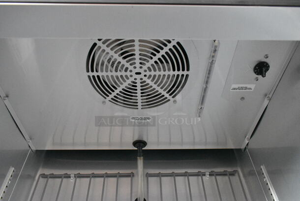 2016 True T-19F Stainless Steel Commercial Single Door Reach In Freezer w/ Poly Coated Racks and Commercial Casters. 115 Volts, 1 Phase. Cannot Test - Unit Trips Breaker - Image 4 of 5