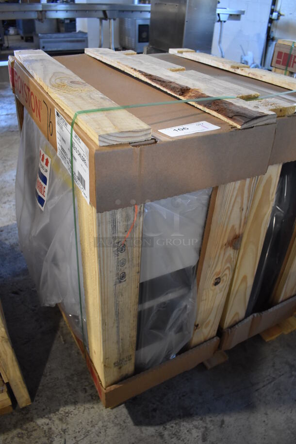BRAND NEW IN CRATE! Royston 62092073-296 Wood Pattern Cabinet. 12x30x27 - Image 3 of 10