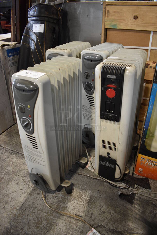 4 Various Electric Radiators; 3 Pelonis and 1 DeLonghi. Includes 6.5x16x26. 4 Times Your Bid! - Image 2 of 5